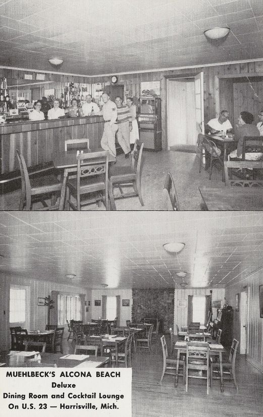 Alcona Brew Haus (Muehlbecks Bavarian Village) - Old Postcard Front (newer photo)